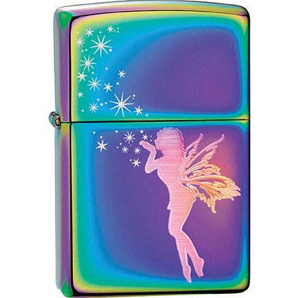 Zippo Windproof Metal Design Fire Lighter - Star Dust Fairy Multi Color