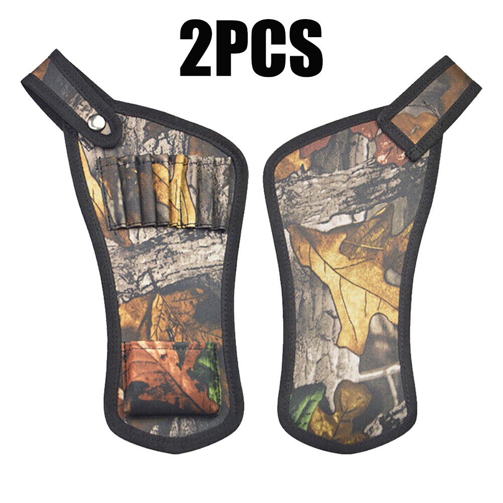 2X Crossbow Arrow Quiver Bag 8Holes Pouch Holder Waist Hip Belt Portable Hunting