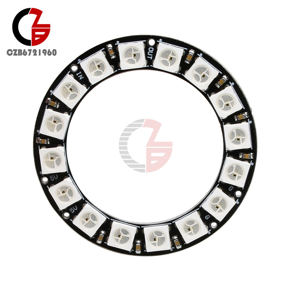 16-bit WS2812 5050 RGB LED Built-in Full-color Driver Light Development Board