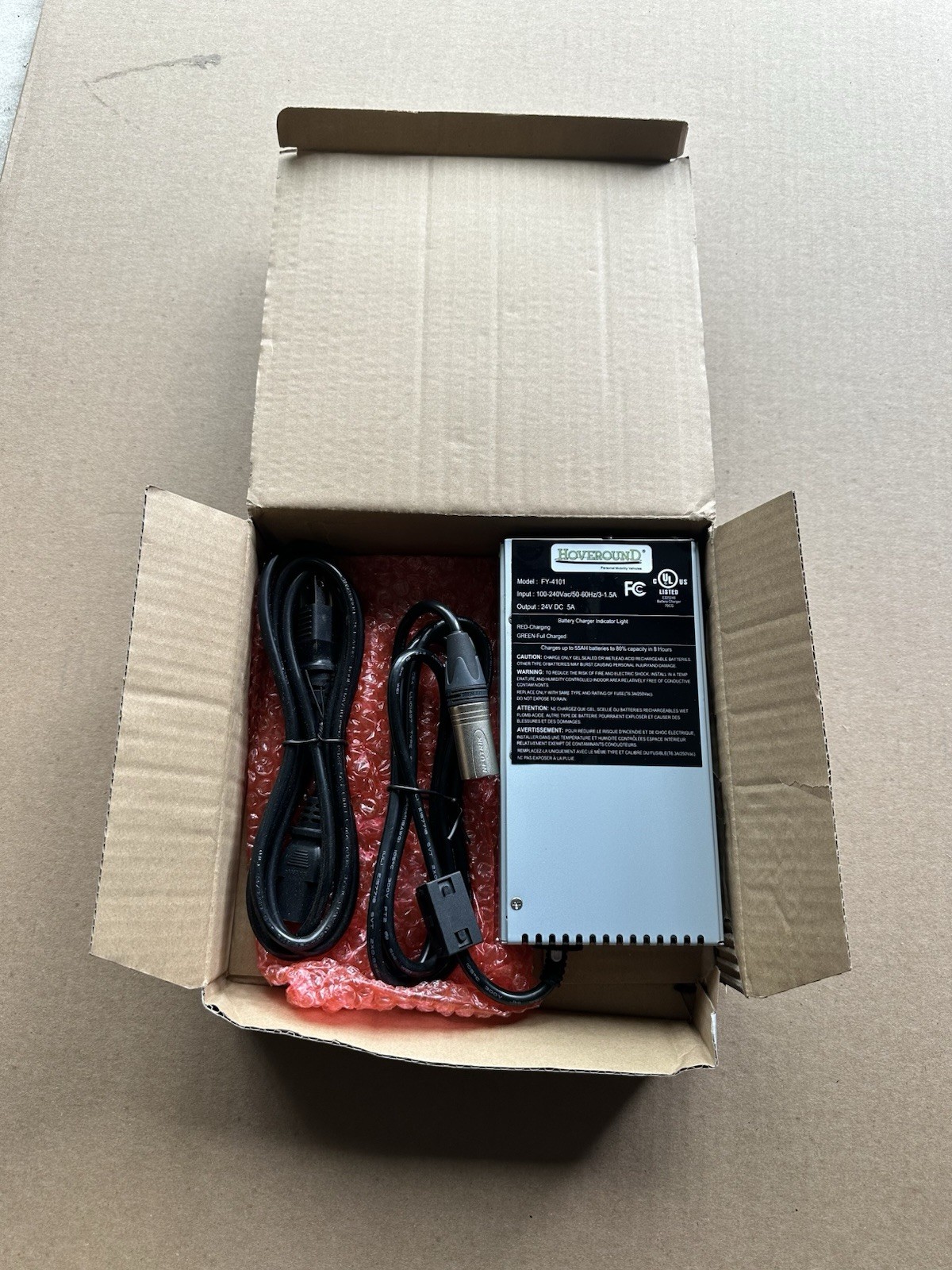 Hoveround MPV5 OEM Charger (Model FY-4101) New