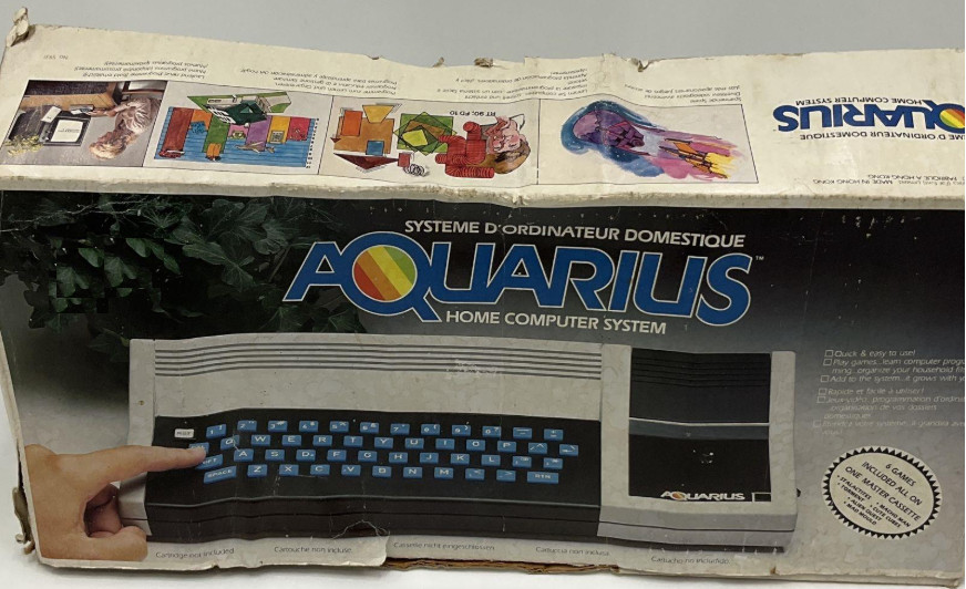 Aquarius Home Computer System Vintage 1983 Radofin, Tested & Working