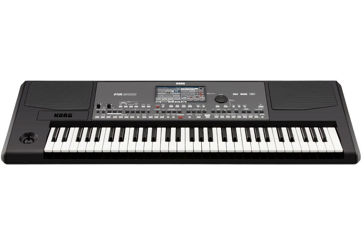 Korg PA600 61-Key Professional Arranger Keyboard with Bench and Accessory Bundle