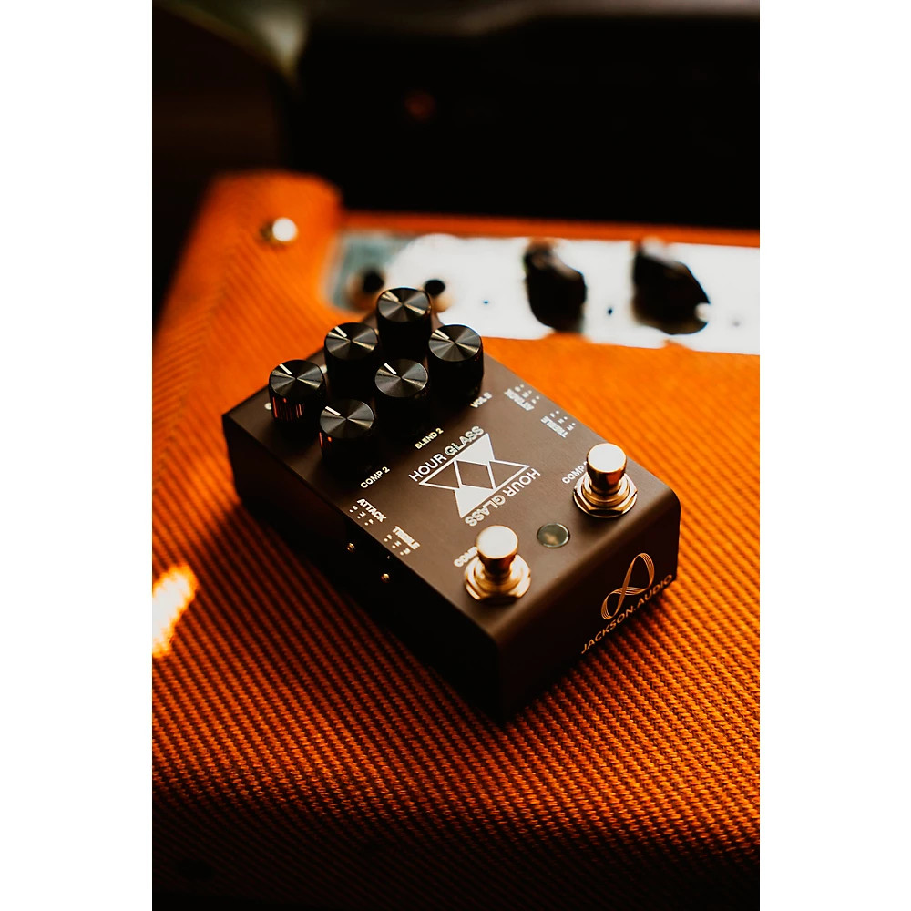 Jackson Audio Hourglass Analog Dual Compressor Effects Pedal Black