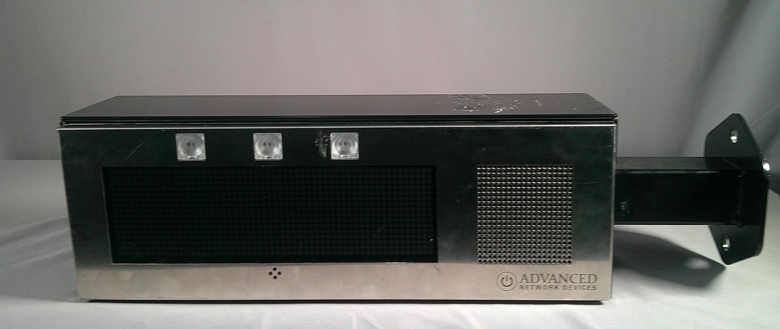 ADVANCE NETWORK DEVICES IPCDS-RWB DOUBLE SIDED IP CLOCK/ DISPLAY *** USED***
