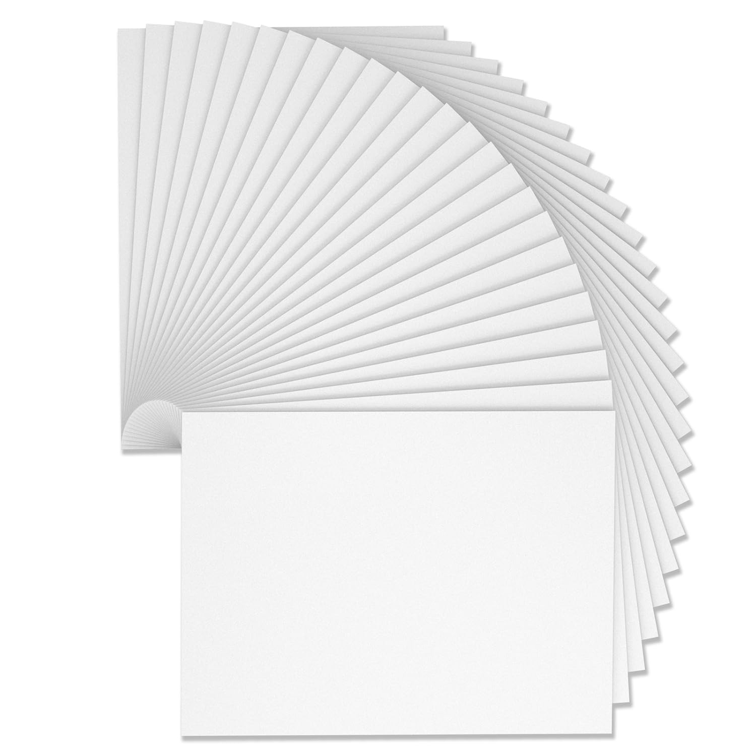 9 x 12 Inch White Foam Sheets Crafts, 2mm Thick. 25 Pack 9x12 Inch,