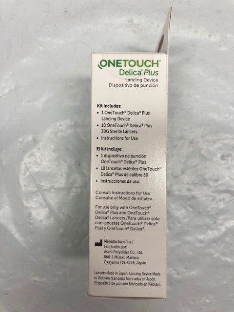 OneTouch Delica Plus Lancing Device, EXP: 08/ 2026- NEW/ SEALED