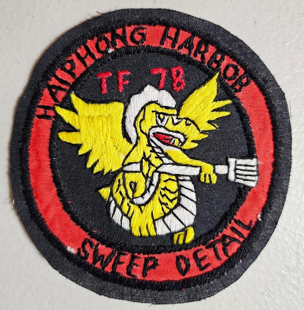 Vietnam Repro Patch:  HAIPHONG HARBOR TF 78, SWEEP DETAIL
