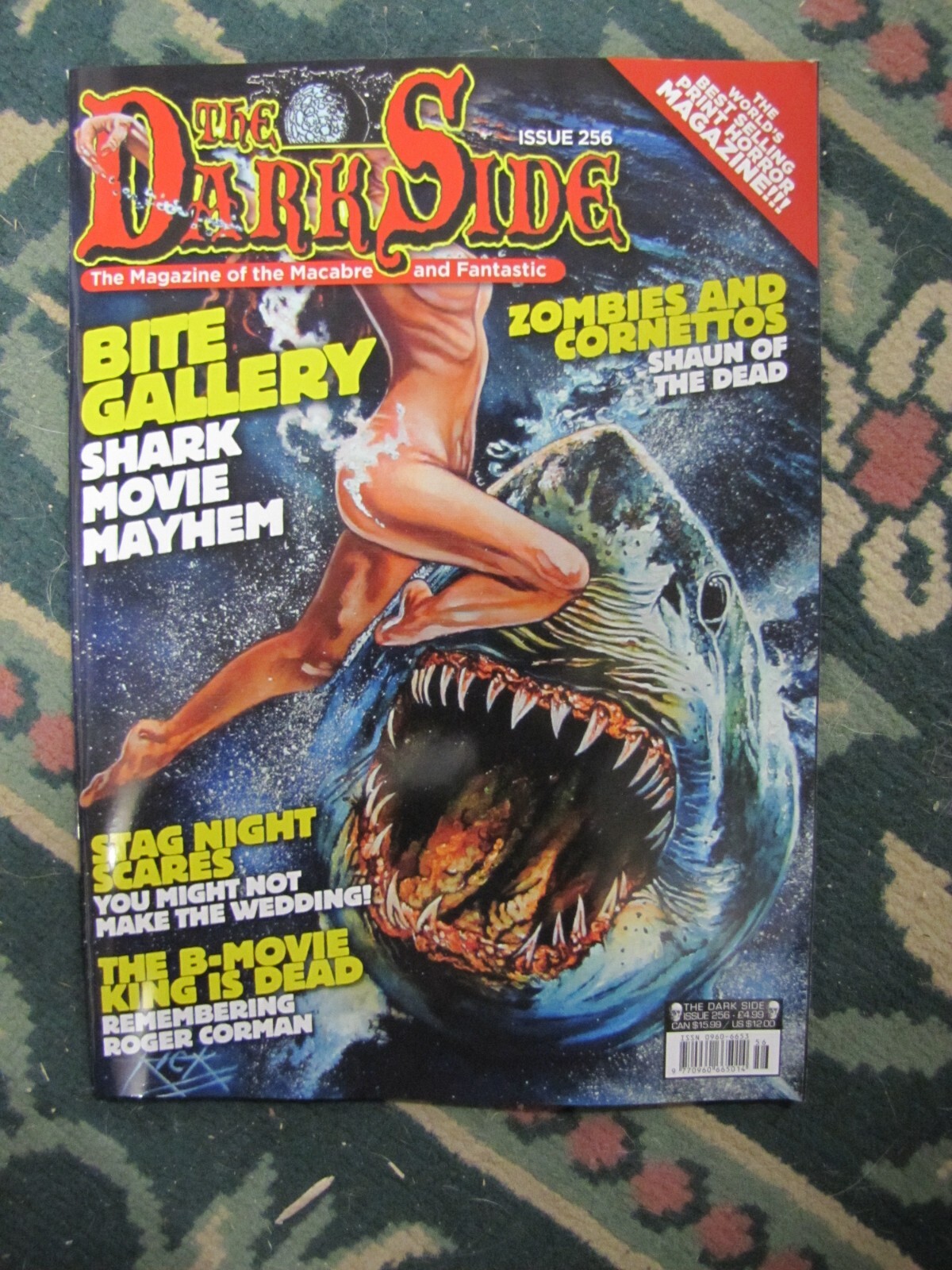 The Dark Side # 256 ( UK ) Shark Movie Mayhem   BRAND NEW