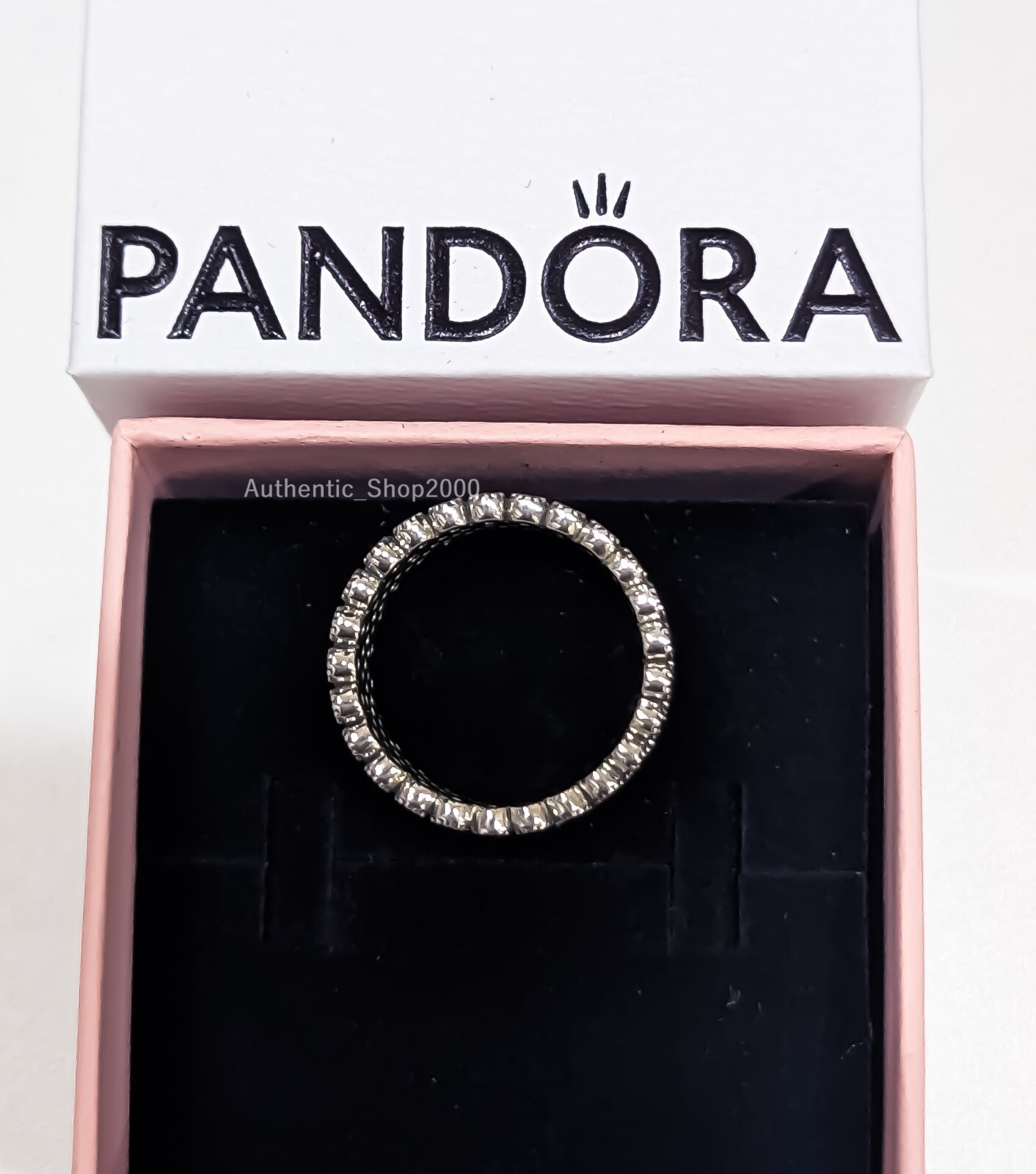 New 100% Authentic PANDORA 925 ale Pave Thick Lavish Sparkling Ring 196313CZ