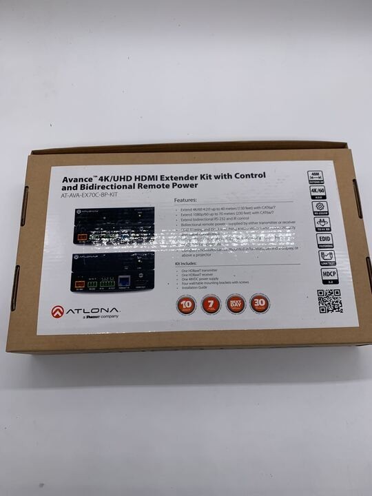 Atlona AT-AVA-EX70C-BP-KIT Avance 4K/UHD HDMI Extender Kit