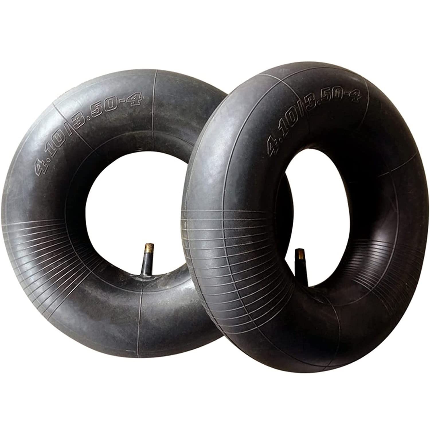2Pcs 4.10/3.50-4" Wheelbarrow Inner Tubes with TR13 Straight Valve Stem for 4...