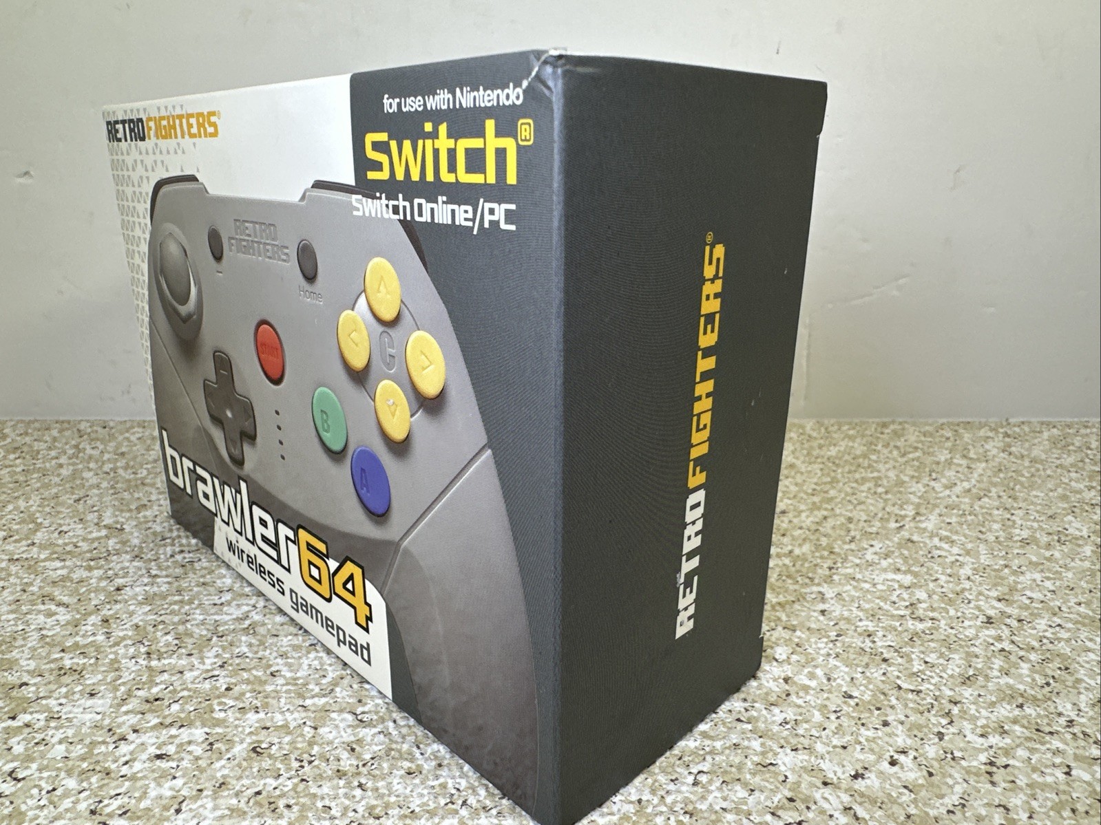 Retro Fighters Brawler64 Wireless Gamepad Controller for Switch/PC Open Box