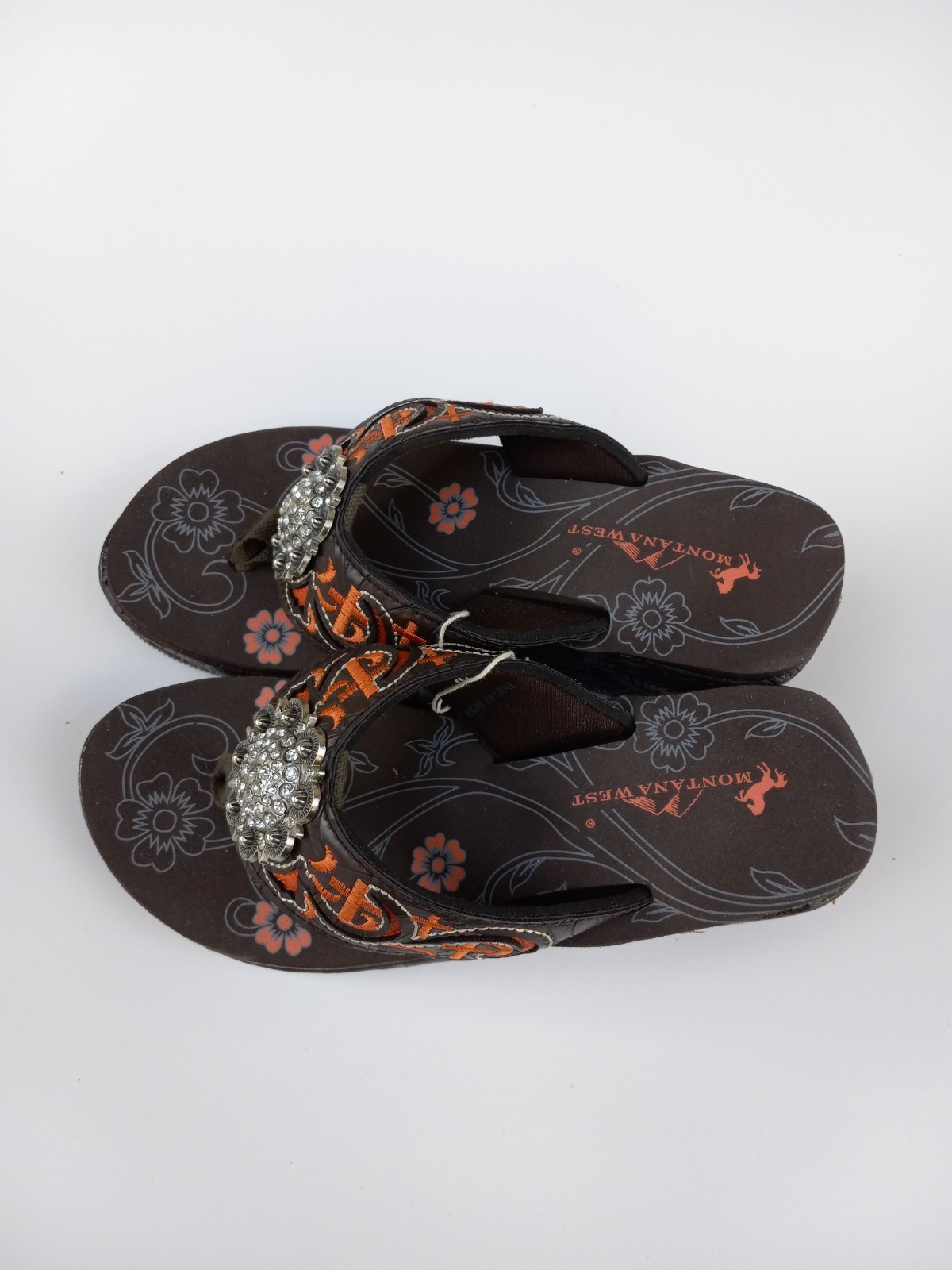Montana WEST Platform HIGH heel Embroidered SANDAL