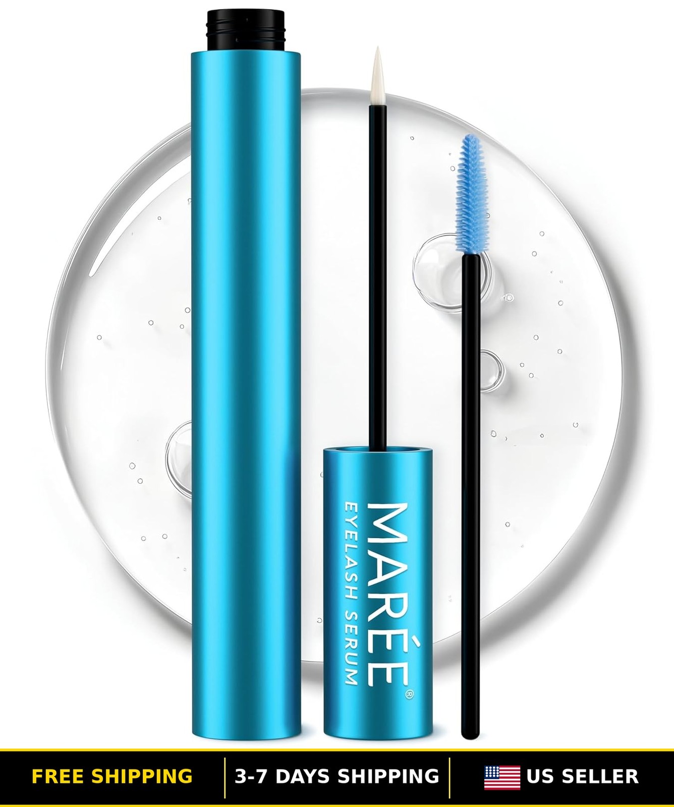 Lash & Brow Growth Serum for Thicker, Longer Eyelashes and Brows