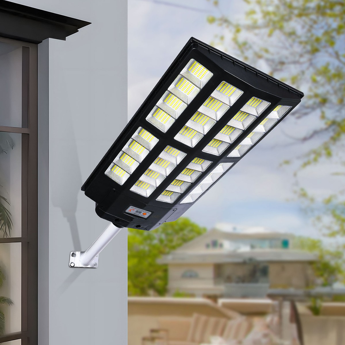 20000000LM Commercial Solar Street Light Outdoor Dusk to Dawn Solar Super Bright
