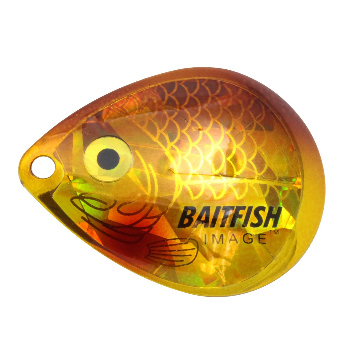 Northland Tackle Baitfish-Image Colorado Blade Size 3 - Gold Shiner - 3 per pack