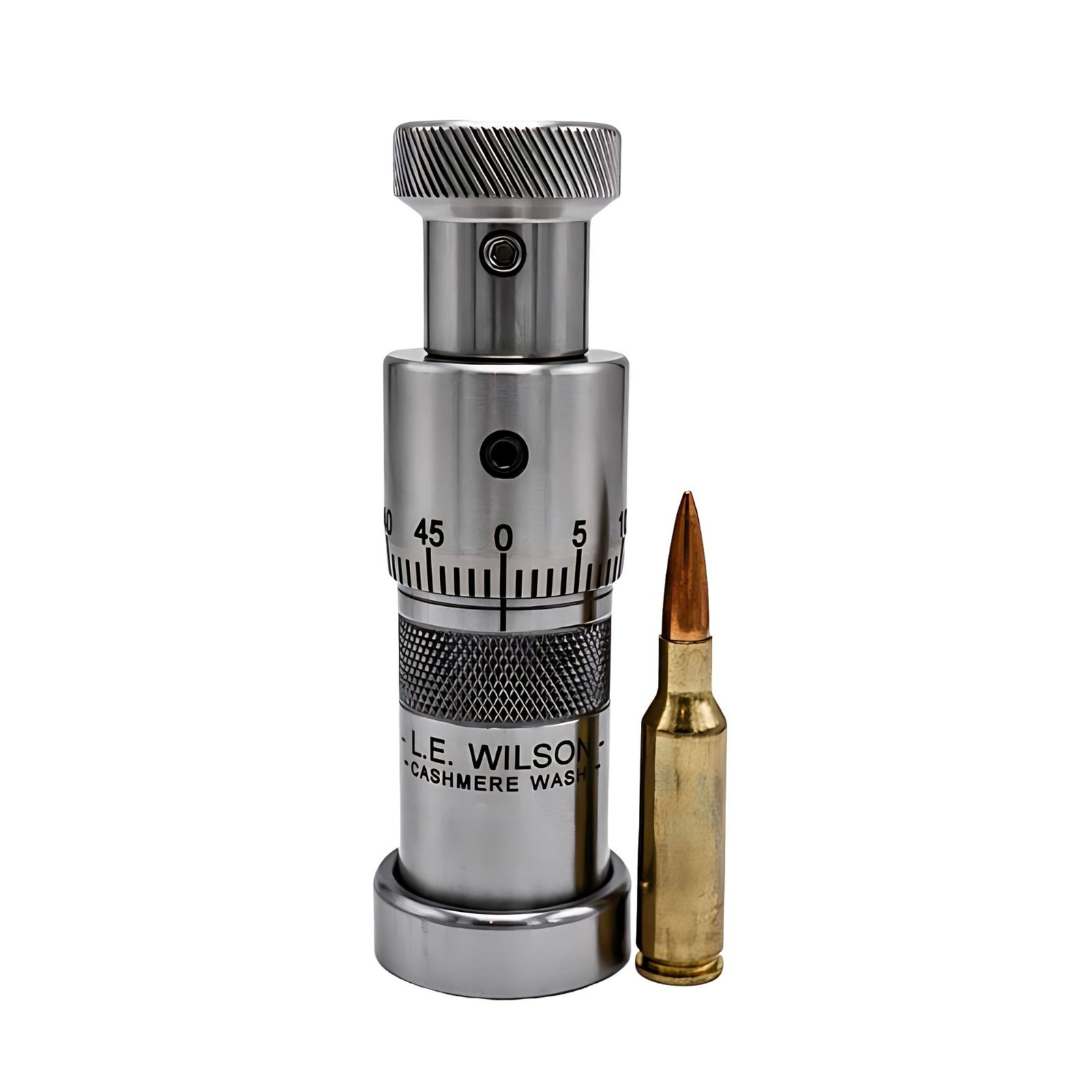 L.E. WILSON 223 Rem Stainless Steel Bullet Seater with Micrometer Adjustment