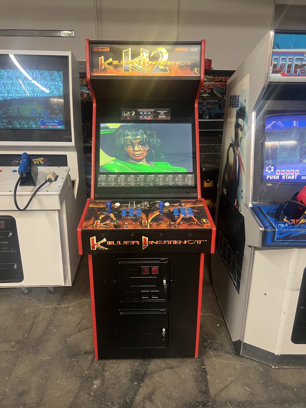 KILLER INSTINCT II ARCADE MACHINE by MIDWAY 1996 (Excellent Condition)