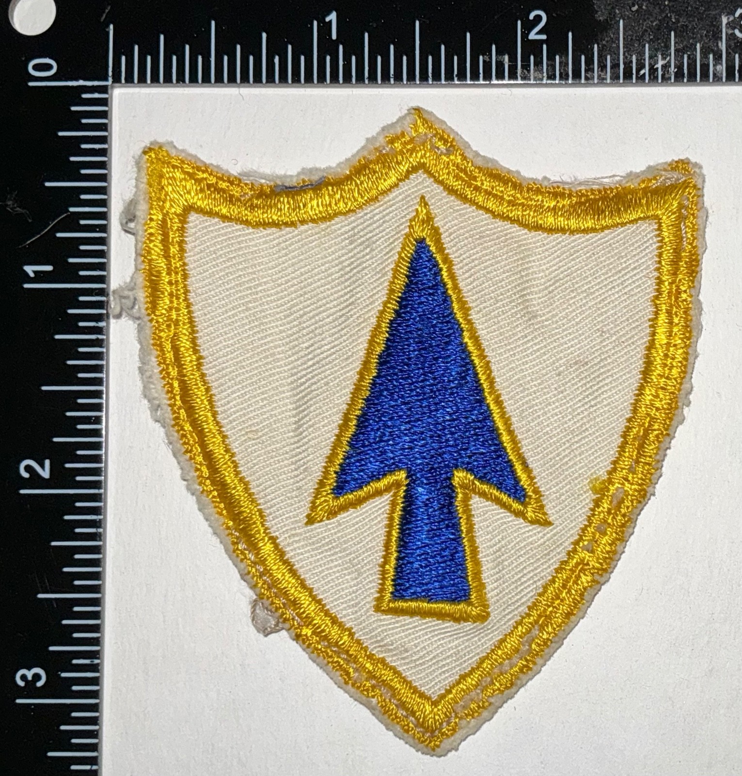 Cold War US Army 26th Infantry Regiment Regt 1st Division US Made Patch WORN