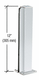 CRL D990A12E Satin Anodized 12" End Design Series Partition Post