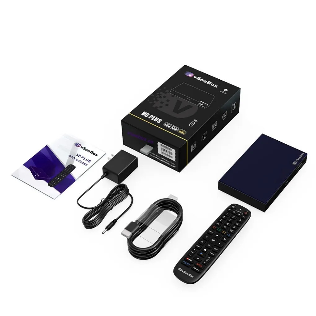 New vSee Box V6 Plus Streaming Box Live Stream No Monthly Subscriptions VC vsee
