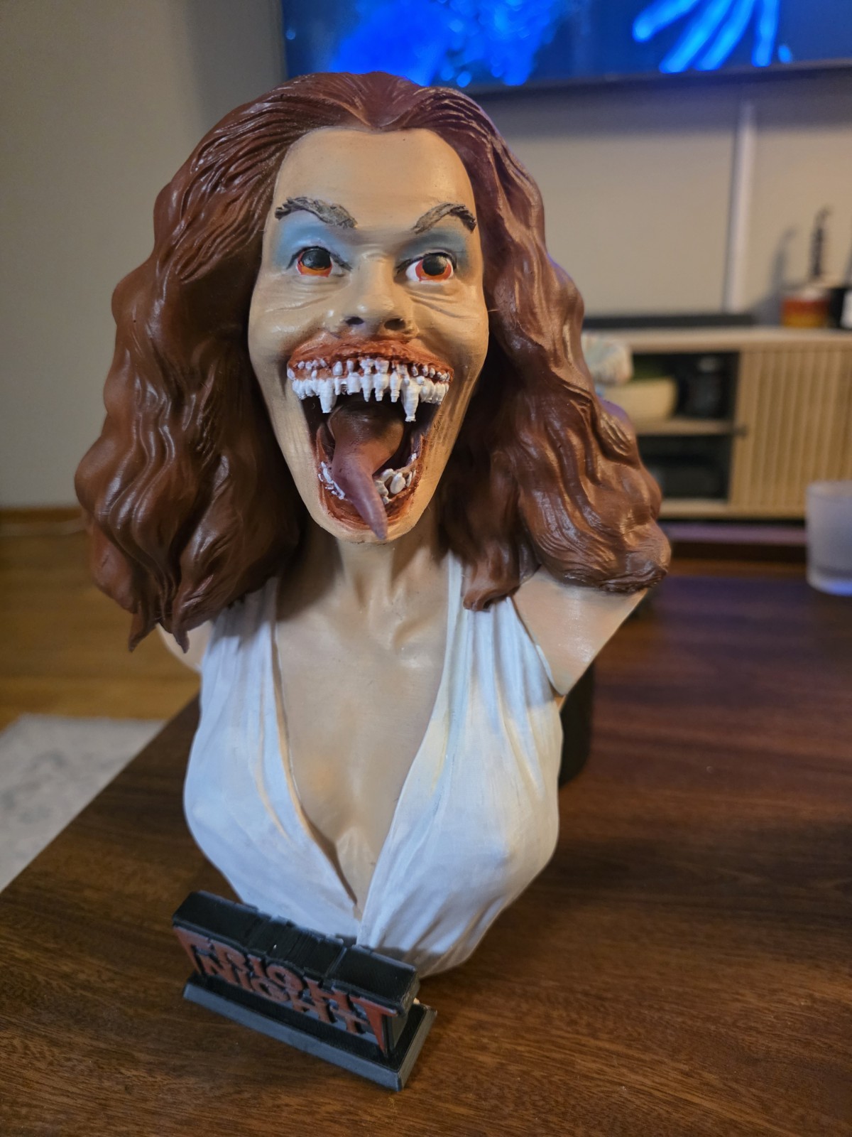 Fright Night Head Bust Horror Movie Memorabilia Vampire Collectible
