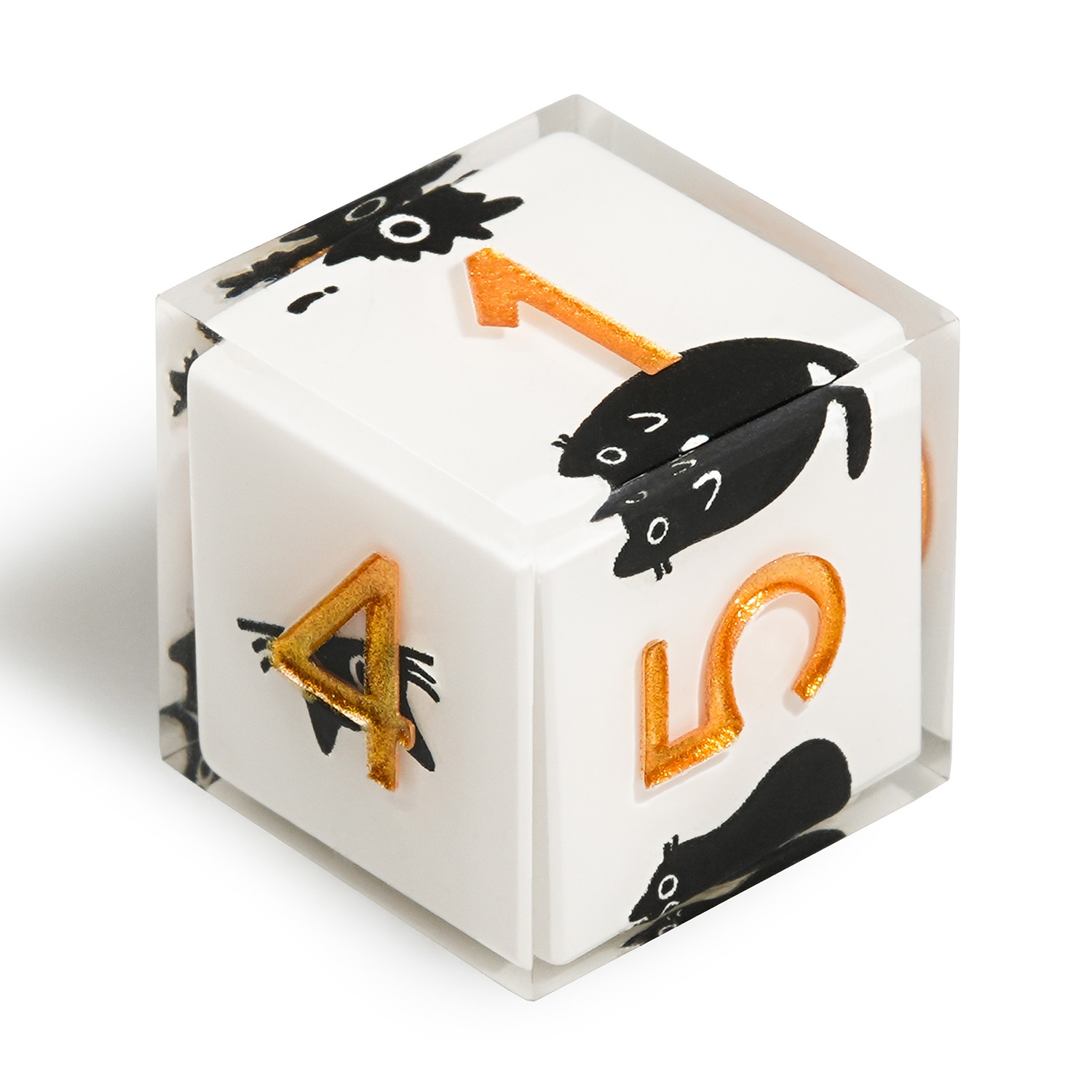7 DND Dice Set Cute Cat Pattern Polyhedral Dice for Dungeons & Dragons Tabletop
