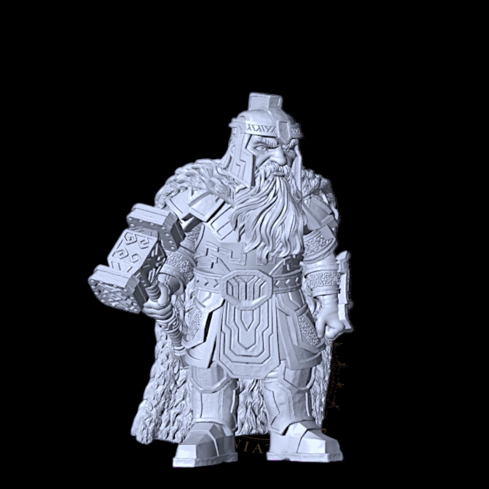 Dwarf Lord Foot & Mounted: 28mm Fantasy Wargames and Collectors Miniatures