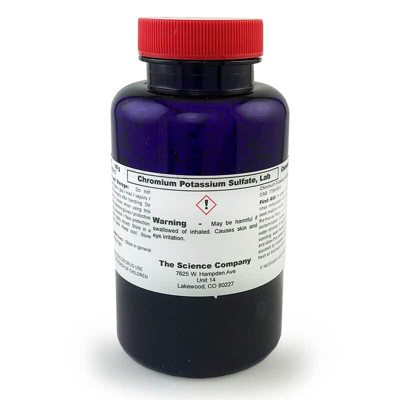 Chromium Potassium Sulfate, 100g (Chrome Alum)