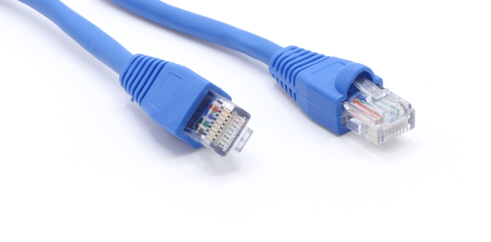 3 Foot Blue - Ethernet Network Cable - Cat5e Patch Cord - 3 Ft - LAN - 25 Pack