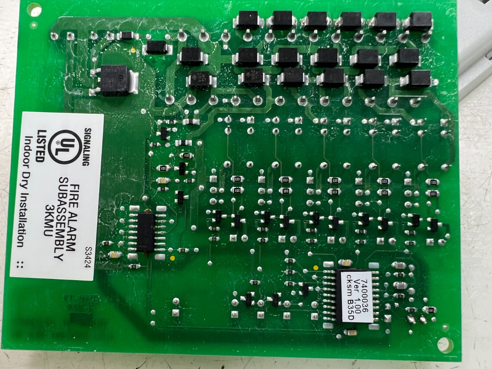 👀 EDWARDS EST FIRE ALARM SYSTEM ACCESSORY 3KMU / S3424