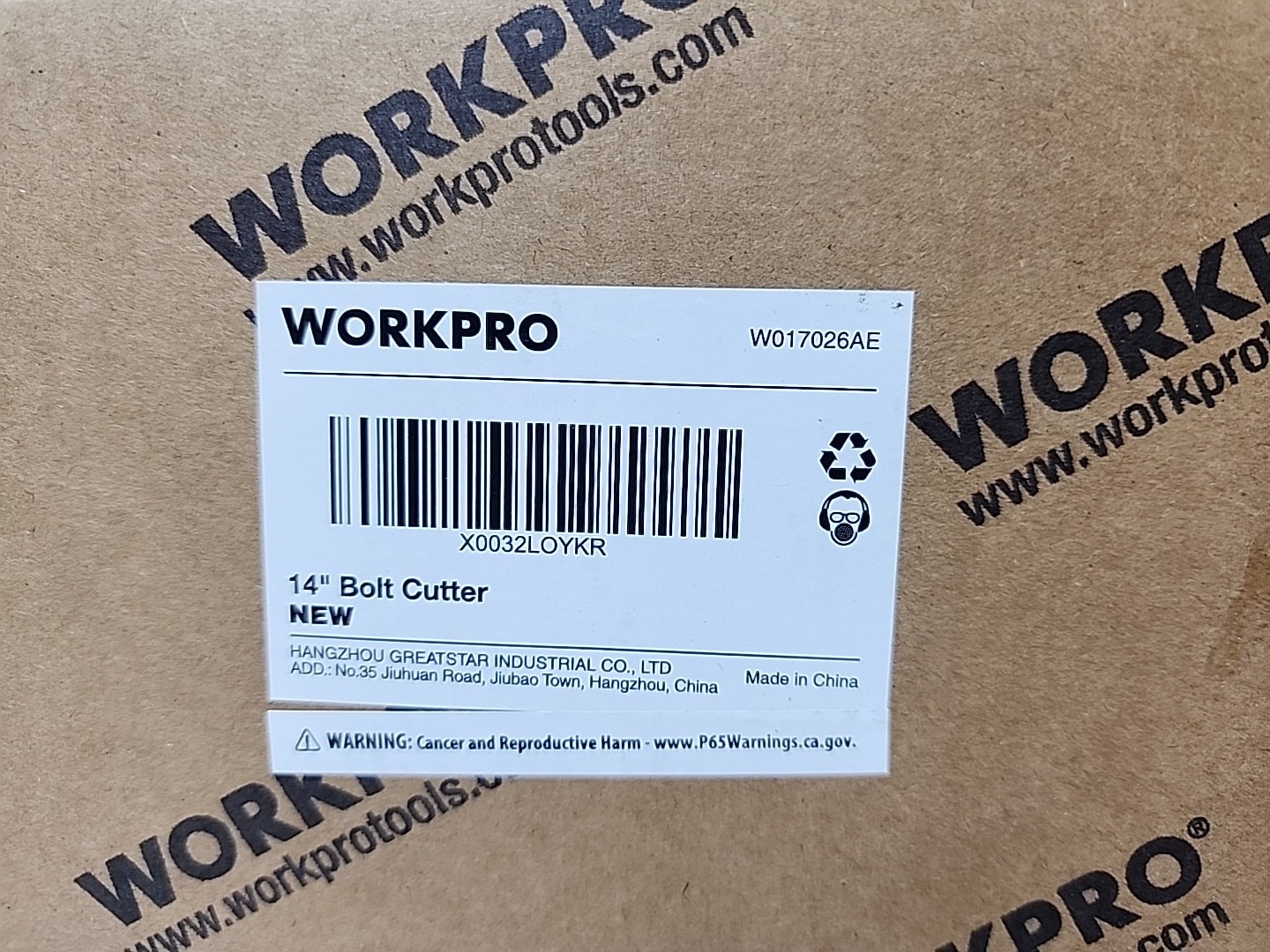 WORKPRO 14" Bolt Cutter
