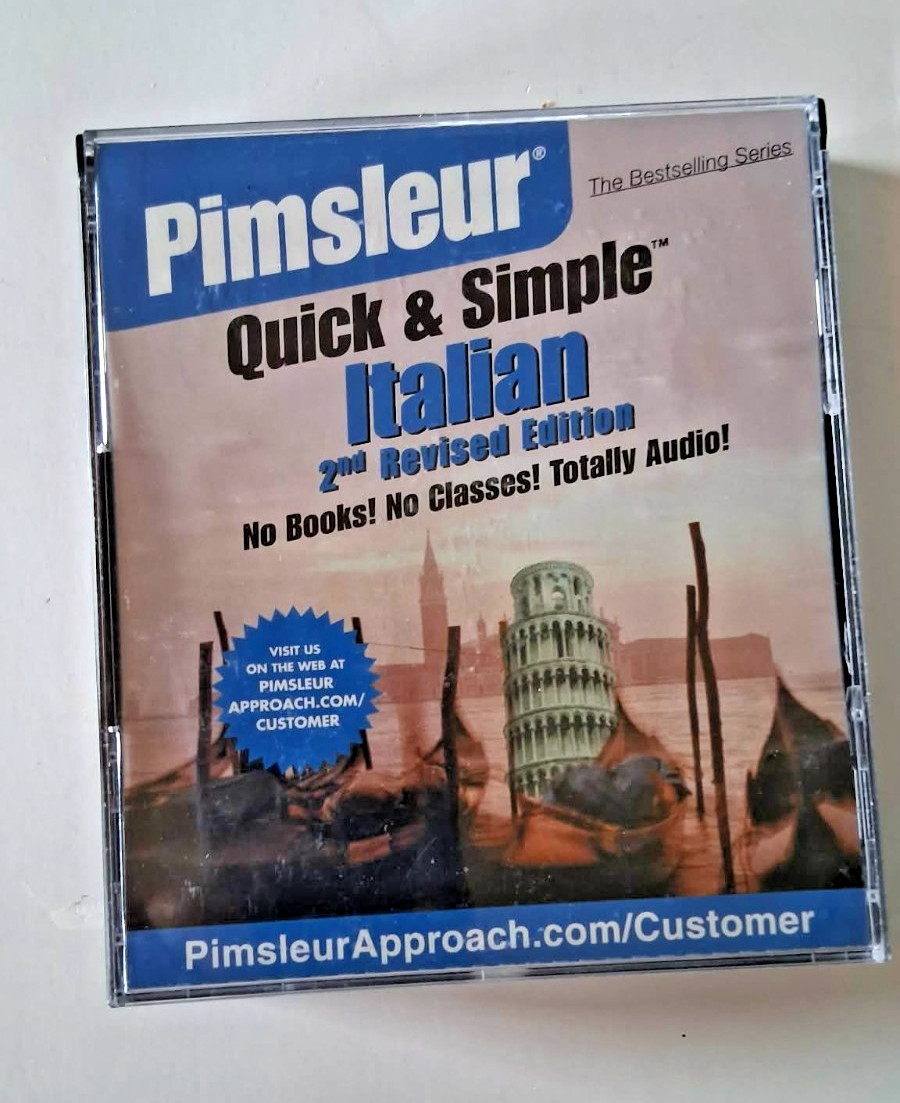 Pimsleur Quick & Simple Italian 2nd Revised Edition Audio CD 8 Lessons Simon