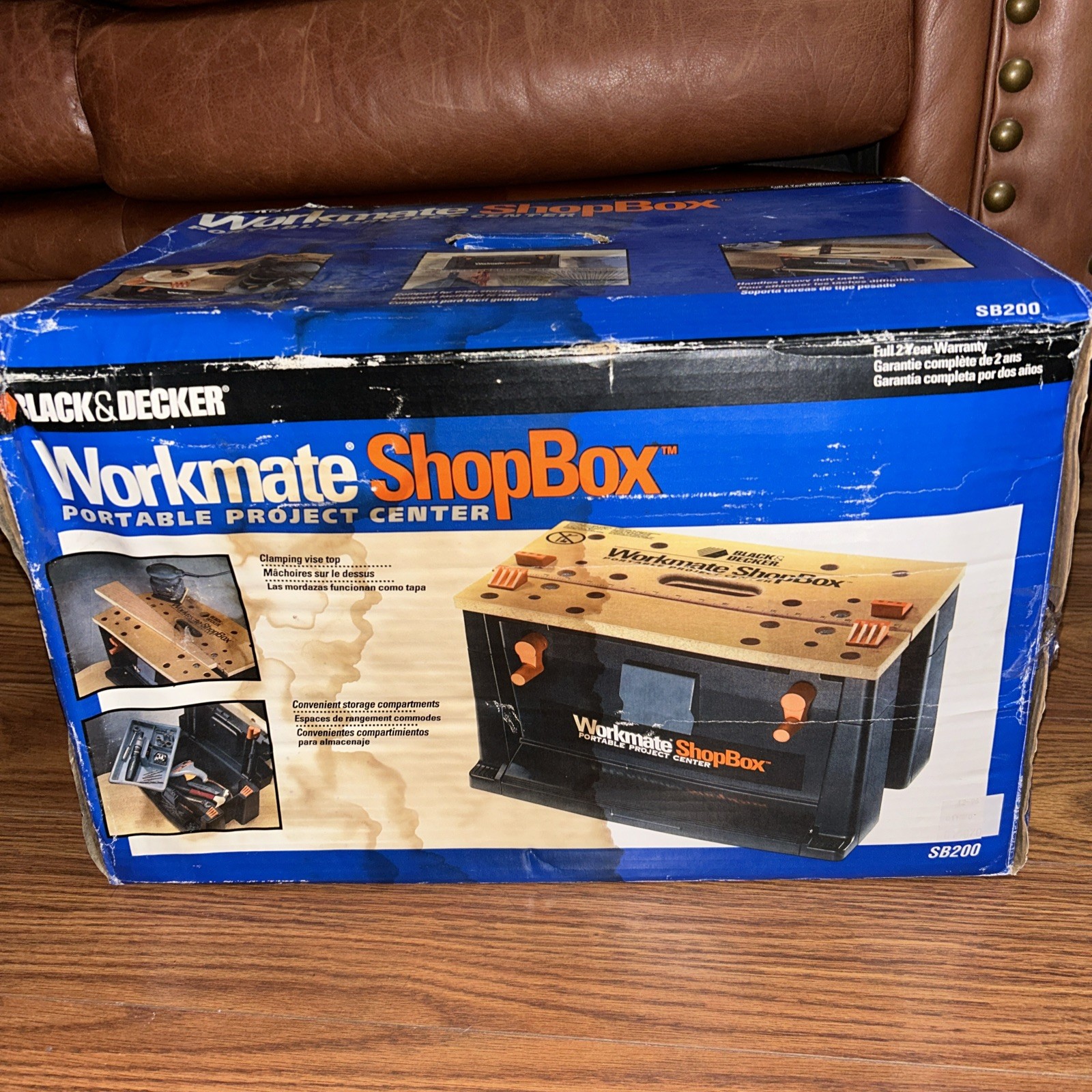 NEW Black & Decker Workmate Shopbox SB200 Portable Project Center Workstation