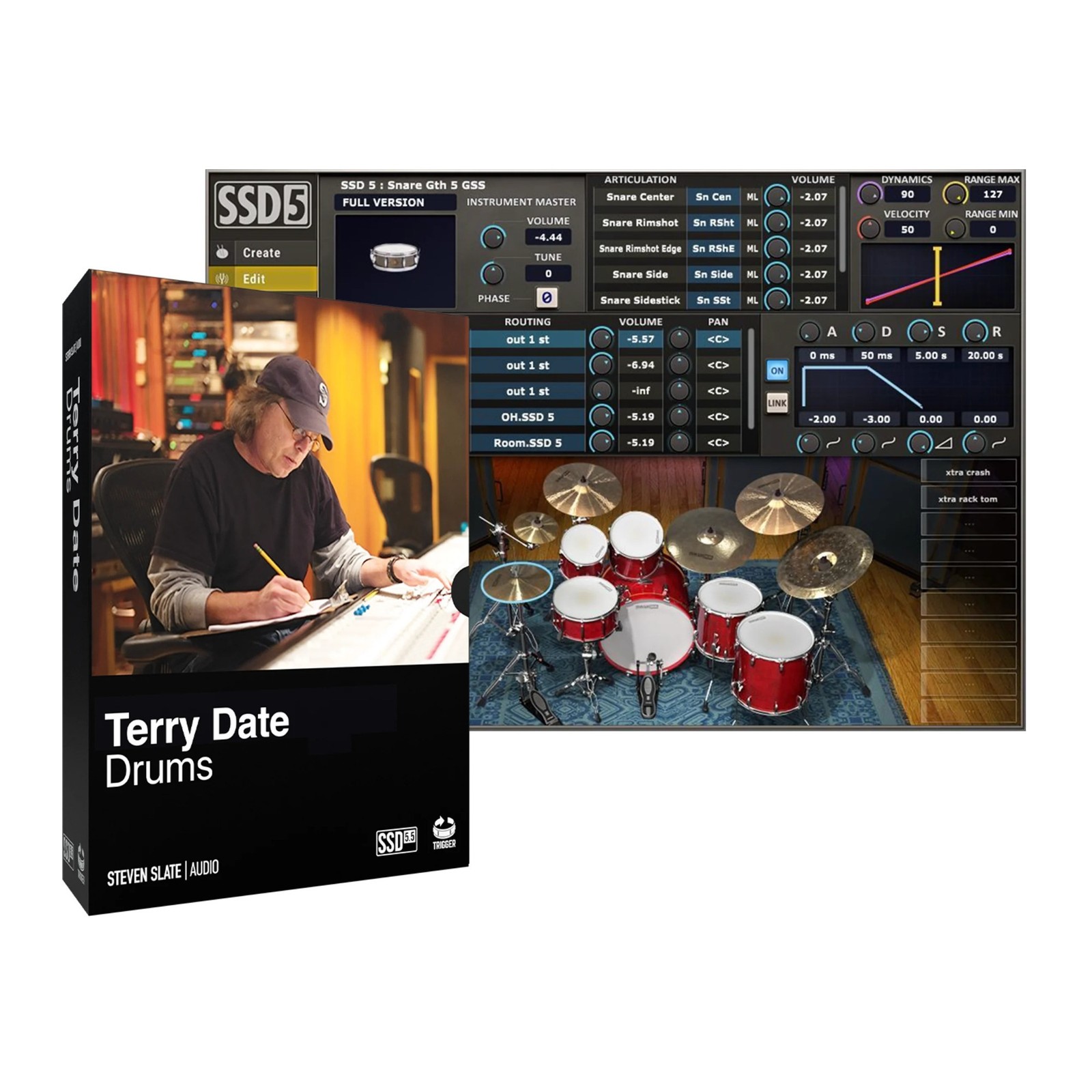 Steven Slate Drums Terry Date Expansion - Virtual Drum Expansion Library