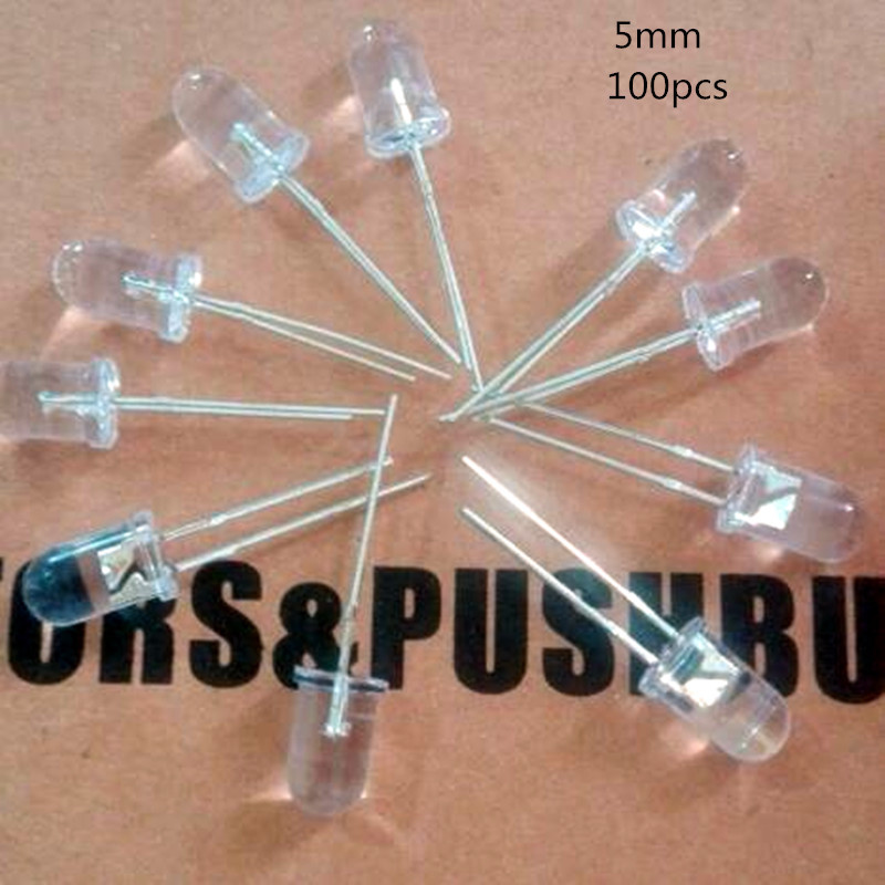 10pc 5mm Water Clear Blue Flash Flashing Blink Led,CBF5
