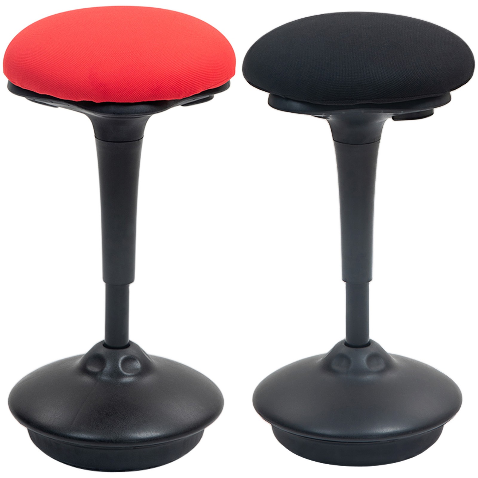 HOMCOM Adjustable Active Standing Stool with Rocking Motion