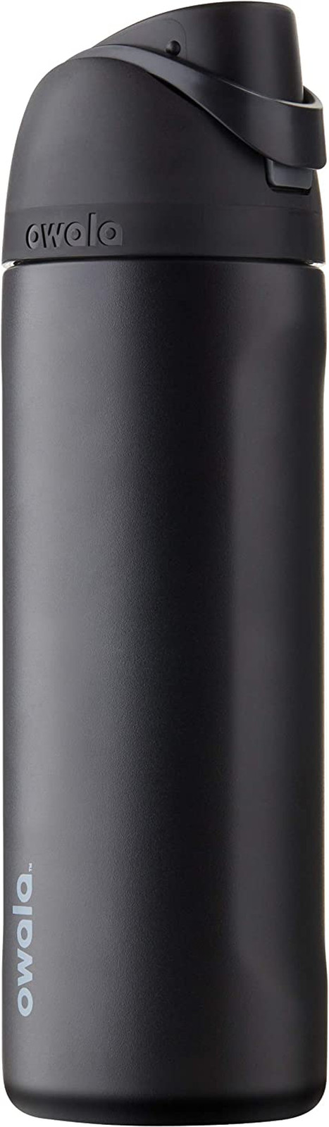 Freesip Insulated Stainless Steel Water Bottle with Straw, Bpa-Free Sports Water