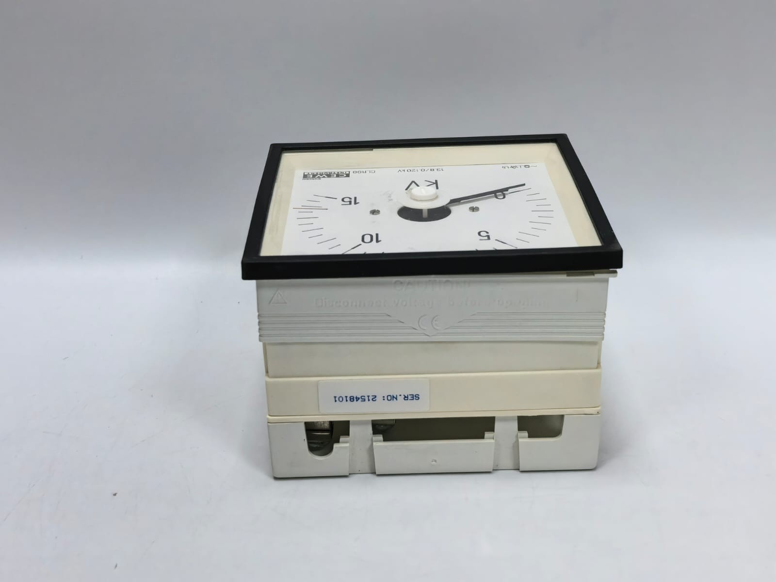 CEWE INSTRUMENTS CLR96 VOLT ANALOG PANEL METER 9489 0-15KV