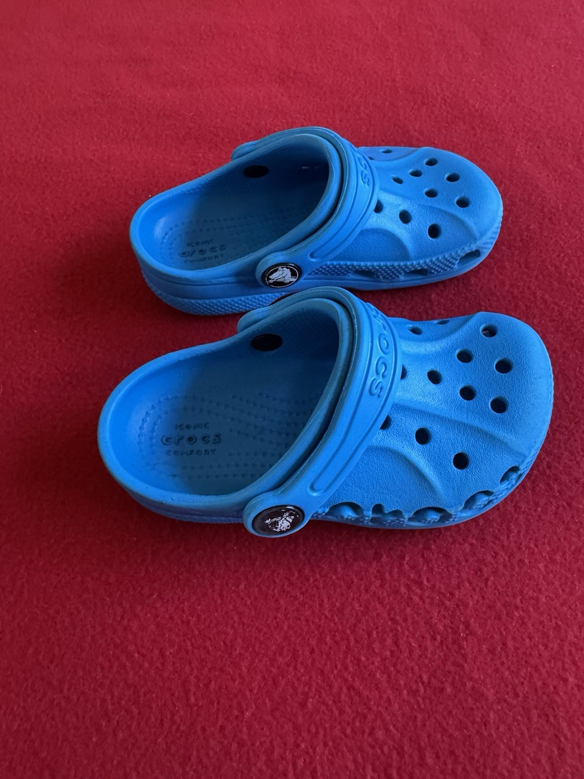Crocs Kids' Baya Clog, advanced ventilation and pivoting heel strap, Blue, C8