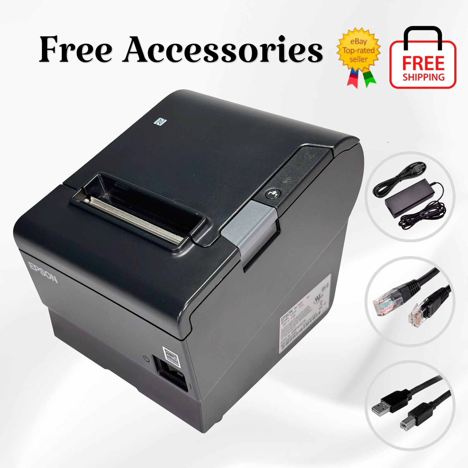 READY TO USE Epson TM-T88VI High-Speed Thermal Receipt Printer FOR POS SYSTEM
