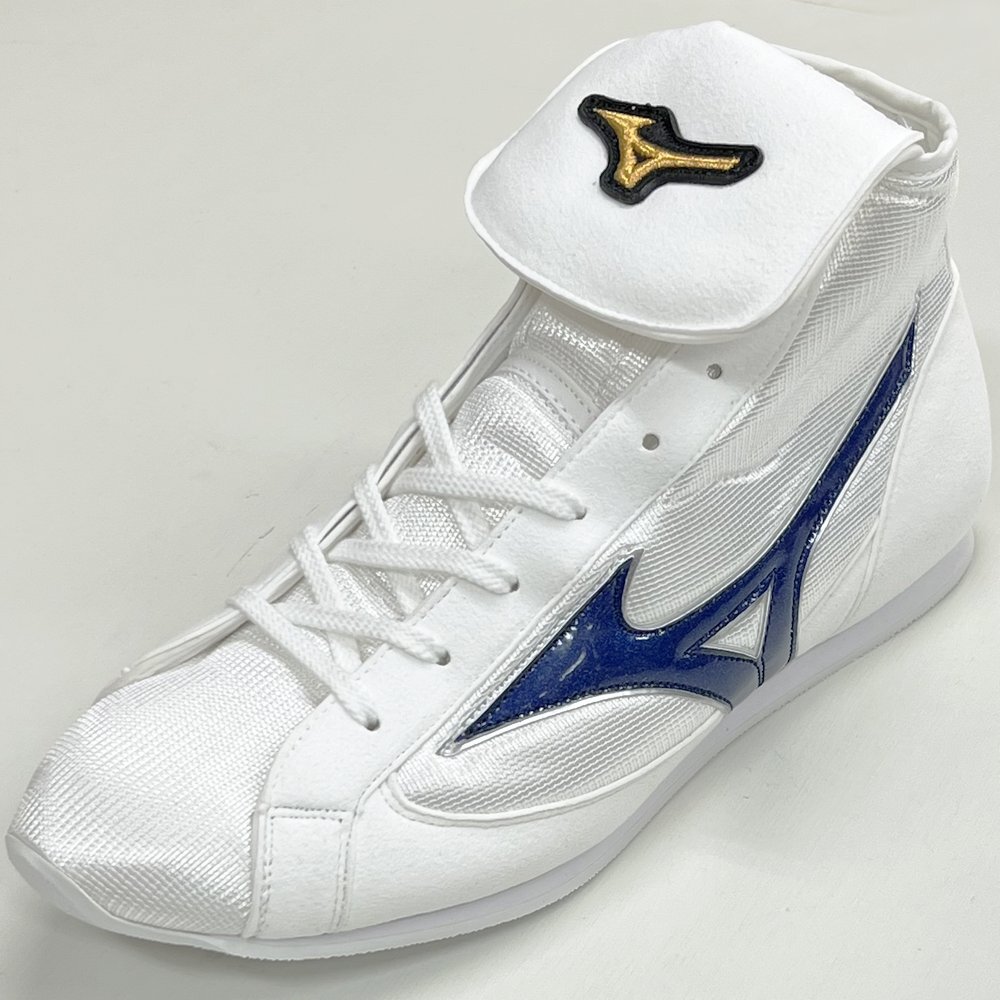 Mizuno Short Boxing Shoes Easy Spectra White × Navy Line BM509 26-28.5cm Japan