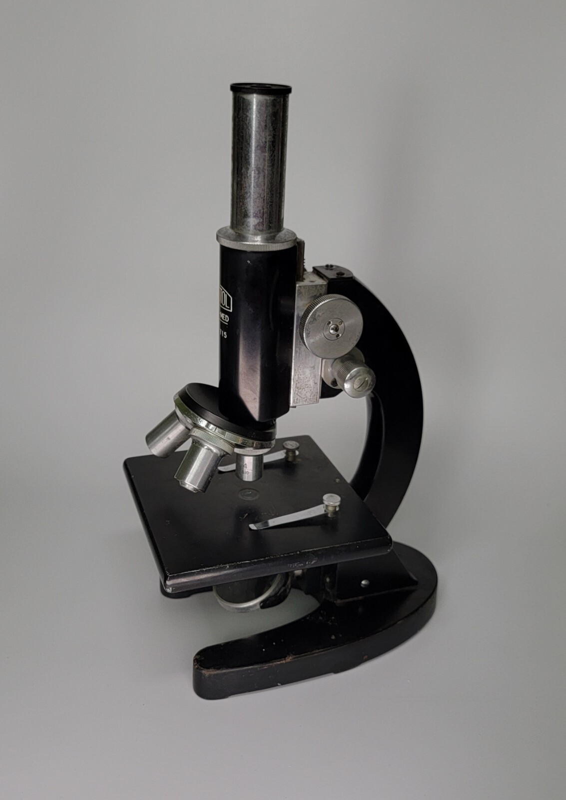 Vintage Bristol Pre-med Compound Microscope Made in Japan #7715