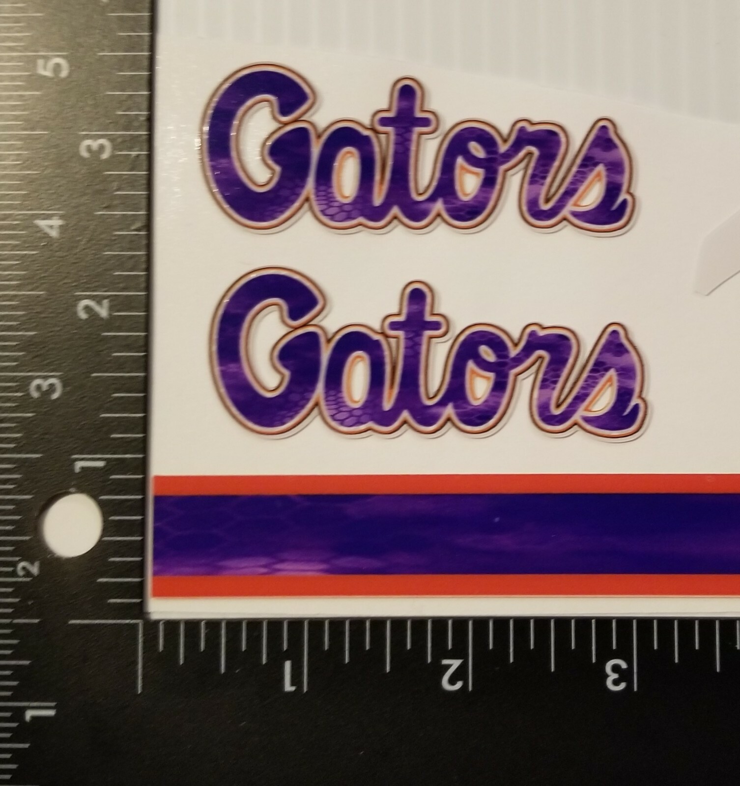 GATOR Mini Football Helmet Decals