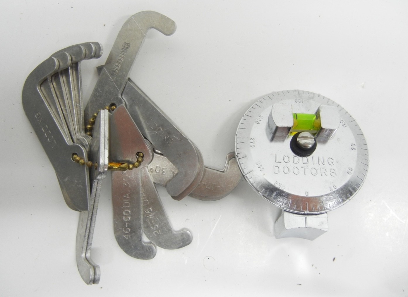 Adjustable Lodding Doctors Level tool and gauge set.
