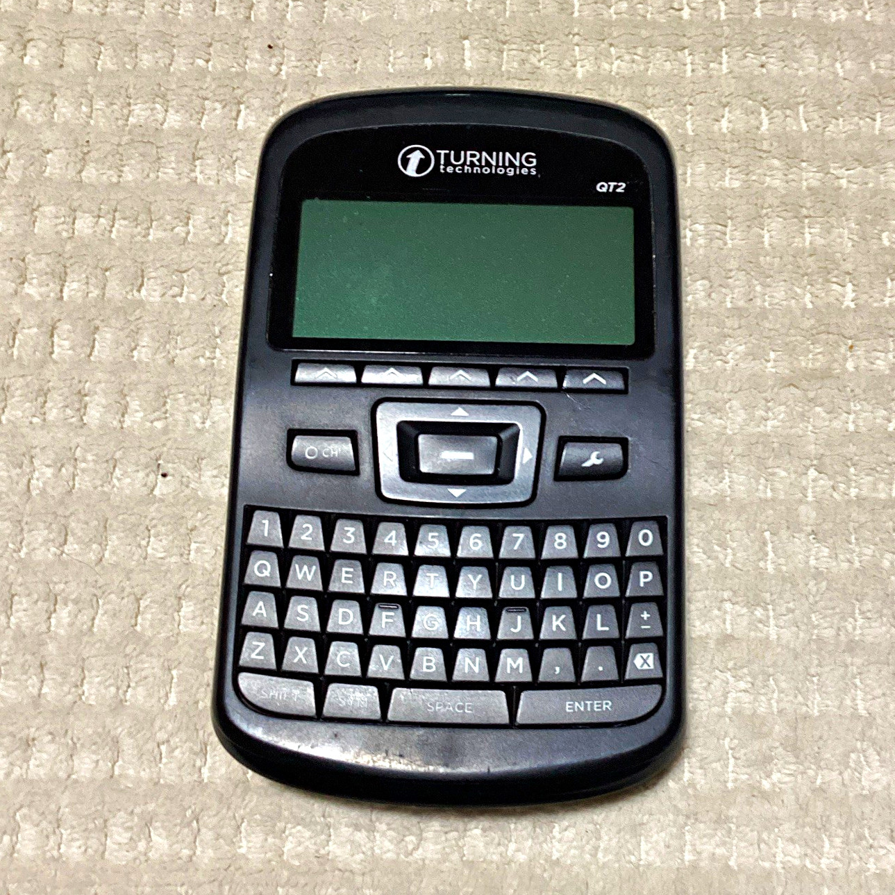 Turning Technologies QT2 Wireless Remote Response Keypad Clicker RCQR-02 Black