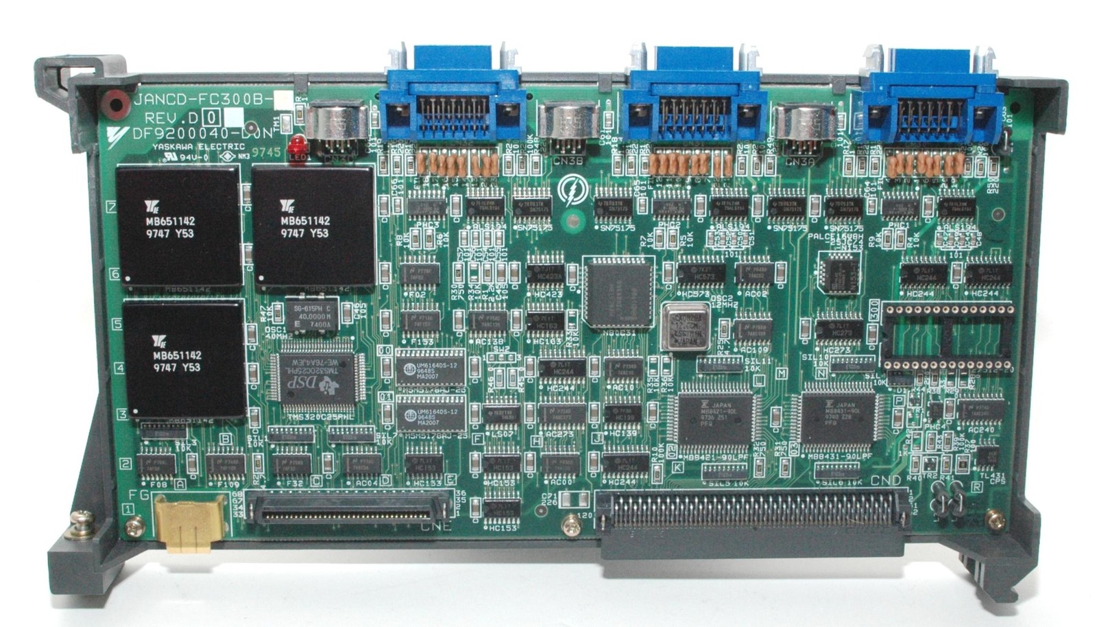 Yaskawa I80 3 AXIS DRIVE BOARD JANCD-FC300B-3 *REPAIR EVALUATION ONLY* [PZJ]