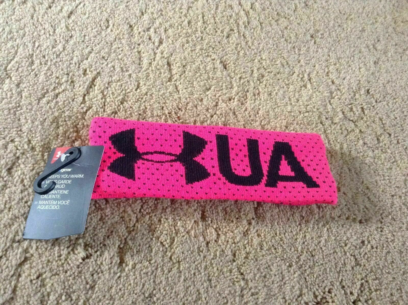 UA Under Armour Women's and Youth Headband Color Magenta Black Sizes Fits Most