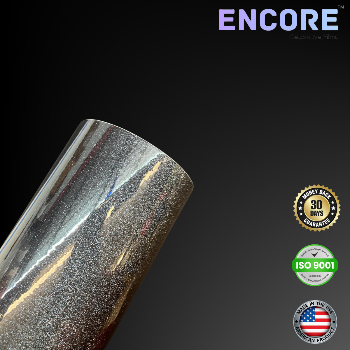 Encore® EFX75 Onyx Ultra-Metallic Vinyl for Decals/Stickers - MADE IN USA