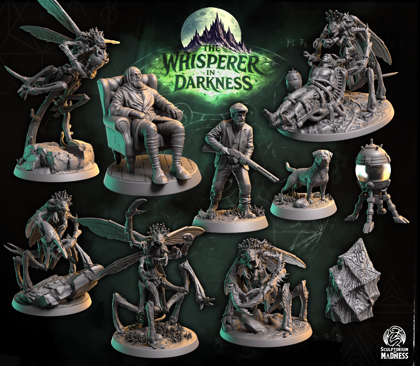 The Whisper in the Darkness – Mi-Go Cosmic Horror 32mm Miniatures